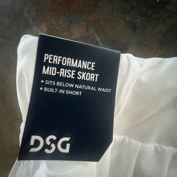 Womens DSG Medium Pleated Skort Pure White - Picture 7 of 9